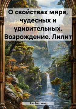 Книга "О свойствах мира, чудесных и удивительных. Возрождение. Лилит" – Яна Вертнева, 2023