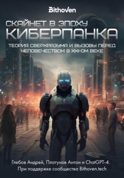 Книга "Скайнет в эпоху киберпанка. Теория сверхразума и вызовы перед человечеством в XXI веке" – Антон Платунов, Андрей Глебов, Chat GPT, 2023