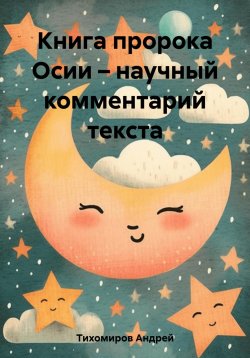 Книга "Книга пророка Осии – научный комментарий текста" – Андрей Тихомиров, 2023