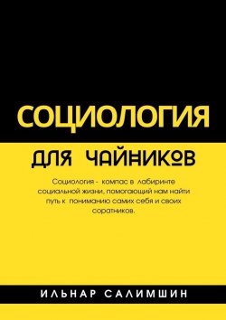 Книга "Социология для чайников" – Ильнар Салимшин