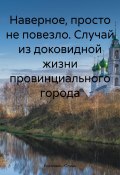 Наверное, просто не повезло. Случай из доковидной жизни провинциального города (Юлиан Климович, 2023)