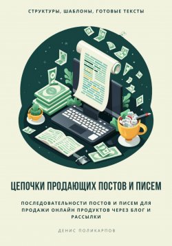 Книга "Цепочки продающих постов и писем" – Денис Поликарпов, 2024