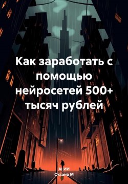 Книга "Как заработать с помощью нейросетей 500+ тысяч рублей" – Оксана М, AI ИИ, 2024