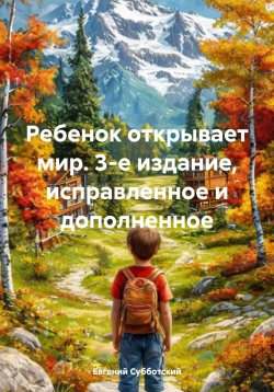 Книга "Ребенок открывает мир. 3-е издание, исправленное и дополненное" – Евгений Субботский, 2024