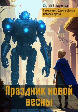 Книга "Праздник новой весны. Приключения Сашки и Лучика. История третья" {Приключения Сашки и Лучика} – Сергей Гордиенко, 2024