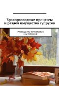 Бракоразводные процессы и раздел имущества супругов. Развод это кризисное настроение (Марина Аглоненко)