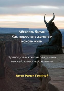 Книга "Лёгкость бытия: Как перестать думать и начать жить. Путеводитель к жизни без лишних мыслей, тревог и сожалений" – Амон Гринмуй