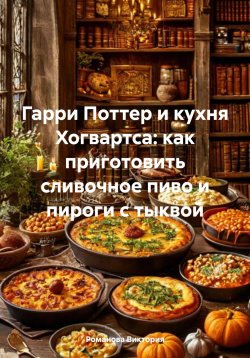 Книга "Гарри Поттер и кухня Хогвартса: как приготовить сливочное пиво и пироги с тыквой" – Романова Виктория, 2025