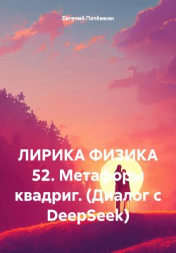 Книга "ЛИРИКА ФИЗИКА 52. Метафоры квадриг. (Диалог с DeepSeek)" – Евгений Потёмкин, 2025