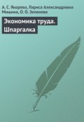 Экономика труда. Шпаргалка (А. С. Якорева, А. Якорева, ещё 2 автора, 2009)