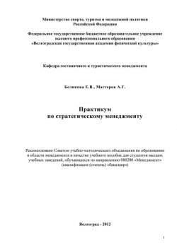 Книга "Практикум по стратегическому менеджменту" – Екатерина Беликова, Андрей Мастеров, 2012