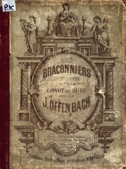 Книга "Les Braconiers" – Жак Оффенбах