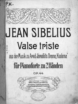 Книга "Valse triste" – , 1904