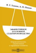 Эффективное уголовное судопроизводство (В. Т. Томин)