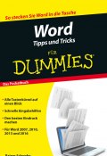 Word Tipps und Tricks für Dummies (Schwabe Rainer)