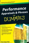 Performance Appraisals and Phrases For Dummies ()