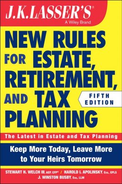 Книга "JK Lassers New Rules for Estate, Retirement, and Tax Planning" – 