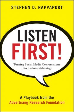 Книга "Listen First!. Turning Social Media Conversations Into Business Advantage" – 