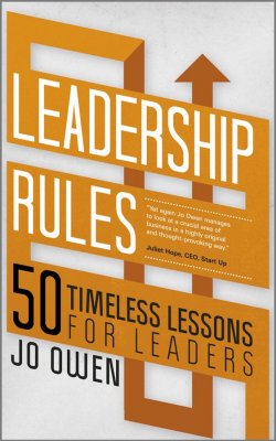 Книга "Leadership Rules. 50 Timeless Lessons for Leaders" – 