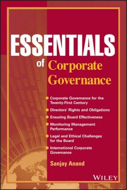 Книга "Essentials of Corporate Governance" – 