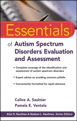 Книга "Essentials of Autism Spectrum Disorders Evaluation and Assessment" – 