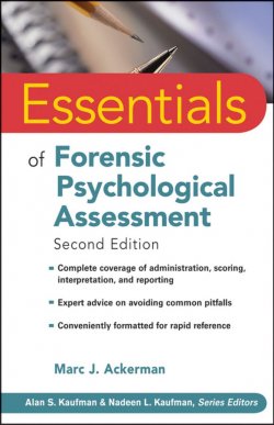 Книга "Essentials of Forensic Psychological Assessment" – 