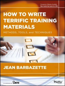 Книга "How to Write Terrific Training Materials. Methods, Tools, and Techniques" – 