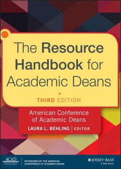 Книга "The Resource Handbook for Academic Deans" – 