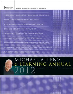Книга "Michael Allens 2012 e-Learning Annual" – 