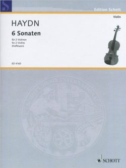 Книга "Joseph Haydn: 6 Sonaten fur 2 voilinen" – , 2015