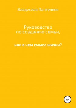 Книга "Руководство по созданию семьи, или В чем смысл жизни?" – Владислав Пантелеев, 2022