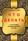 Что делать (Геннадий Тураев)