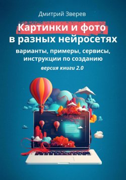 Книга "Картинки и фото в нейросетях Midjourney, Stable Diffusion и других" – Дмитрий Зверев, 2023
