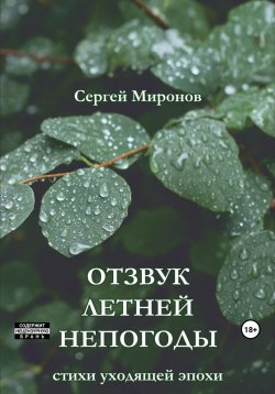 Книга "Отзвук летней непогоды" – Сергей Миронов, 2023