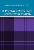 В России в 2025 году исчезнет бедность (Игорь Цзю)