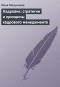 Книга "Кадровик: стратегии и принципы кадрового менеджмента" (Илья Мельников, 2012)