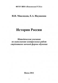Книга "История России" – Ильдар Мавлюдов, Евгения Ивушкина, 2011