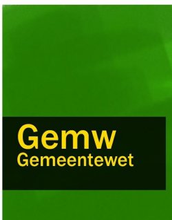 Книга "Gemeentewet – Gemw" – Nederland