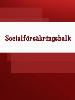 Книга "Socialförsäkringsbalk" – Sverige