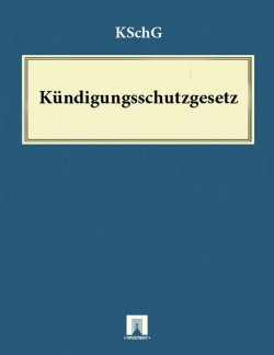 Книга "Kündigungsschutzgesetz – KSchG" – Deutschland