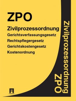 Книга "Zivilprozessordnung – ZPO" – Deutschland