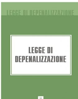 Книга "Legge di Depenalizzazione" – Italia