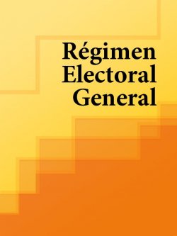 Книга "Régimen Electoral General" – Espana