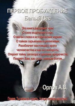 Книга "Первое Пробуждение. Белый пес. Помни, Ты можешь судить, только познав целостно!" – Антон Орлов
