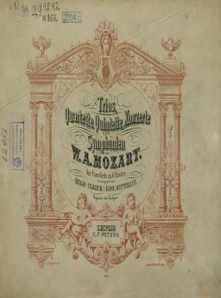Книга "Quntette" – Вольфганг Амадей Моцарт