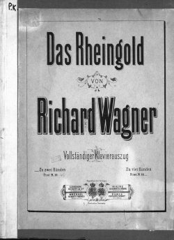 Книга "Das Rheingold" – Рихард Вагнер