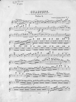 Книга "Quartette Ор. 51, № 1 fur 2 Violinen, Bratsche und Violoncell" – 