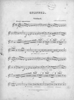 Книга "Trois quatuors pour 2 Violons, Alto et Violoncelle comp. par Ant. Rubinstein" – 
