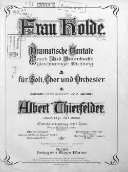 Книга "Frau Holde" – , 1901