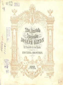 Книга "Trios, Quartette und Symphonien von Ioseph Haydn" – 